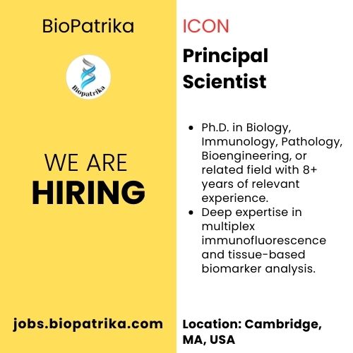 Principal Scientist - ICON - USA