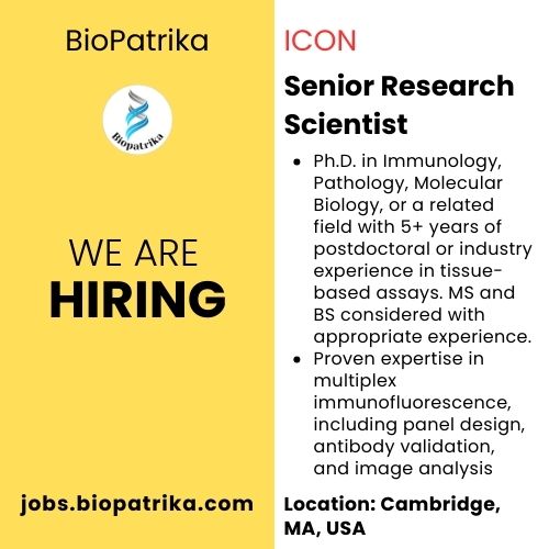 Senior Research Scientist - ICON - USA