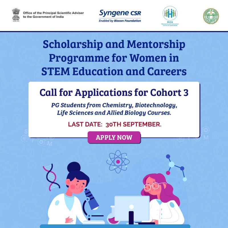 Scholarship and Mentorship Programme for Women in STEM Education and Careers