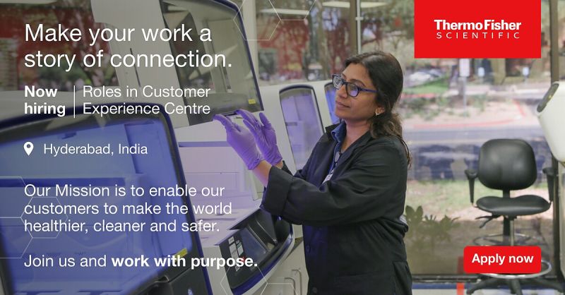 Thermo Fisher Scientific hiring for multiple roles - Hyderabad 