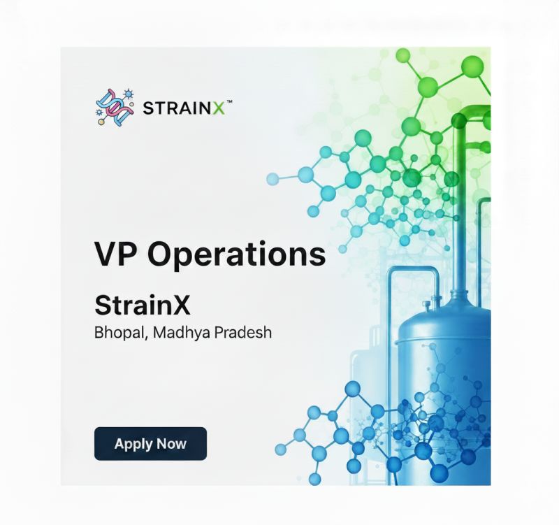 VP Operations - Bhopal, Madhya Pradesh - StrainX