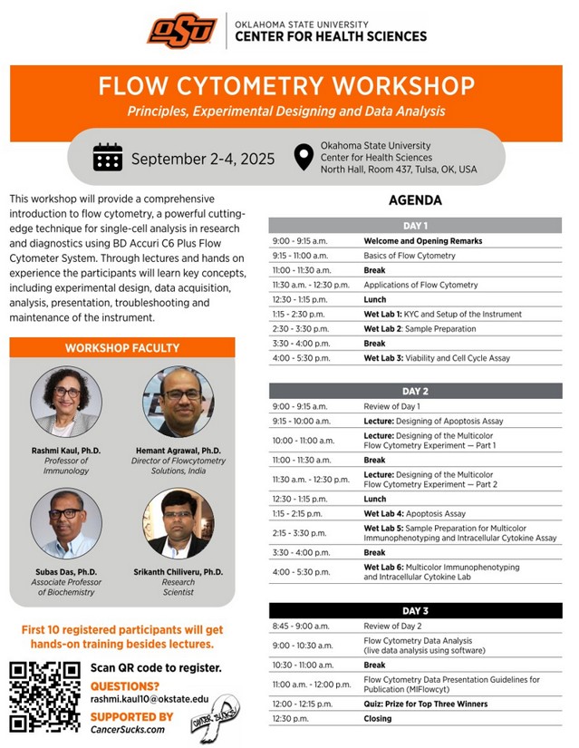 Flow Cytometry Workshop - Tulsa, OK, USA