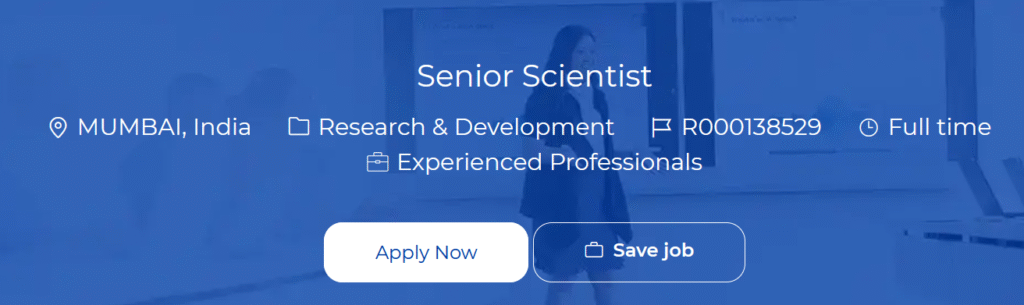 Senior Scientist - Procter & Gamble - Mumbai