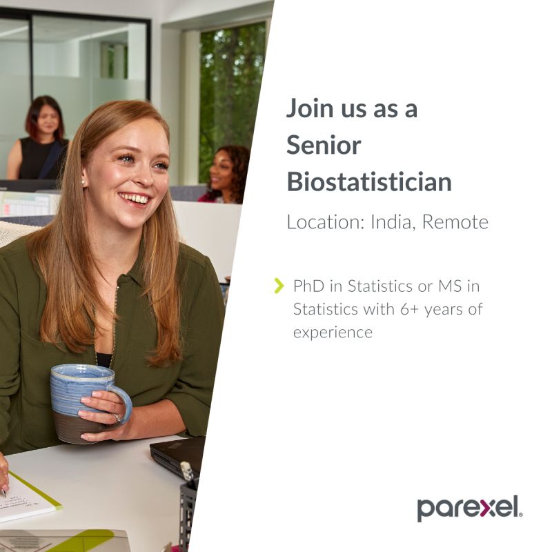Parexel Hiring - Senior Biostatistician - Remote