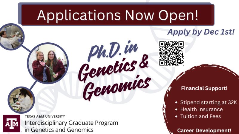 The Genetics and Genomics Interdisciplinary Graduate Program at Texas A&M University