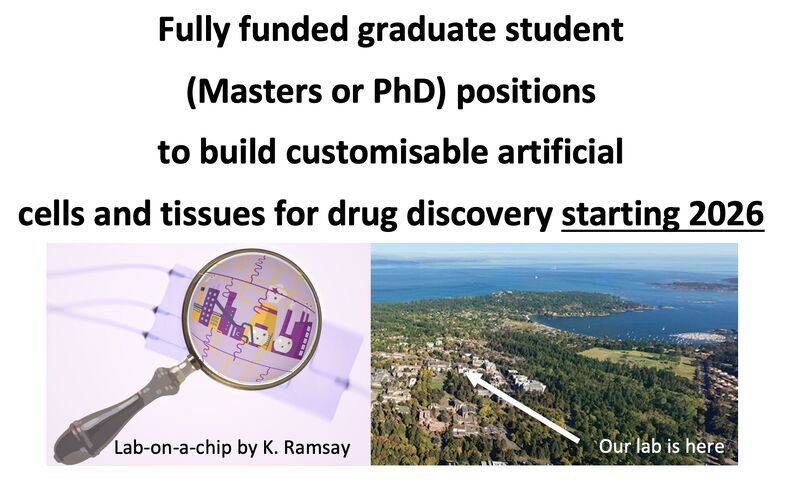 Fully funded Masters or PhD positions - British Columbia