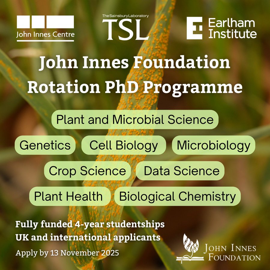 John Innes Foundation Rotation PhD Programme