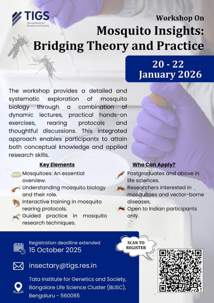 Workshop- Mosquito Insights: Bridging Theory & Practice