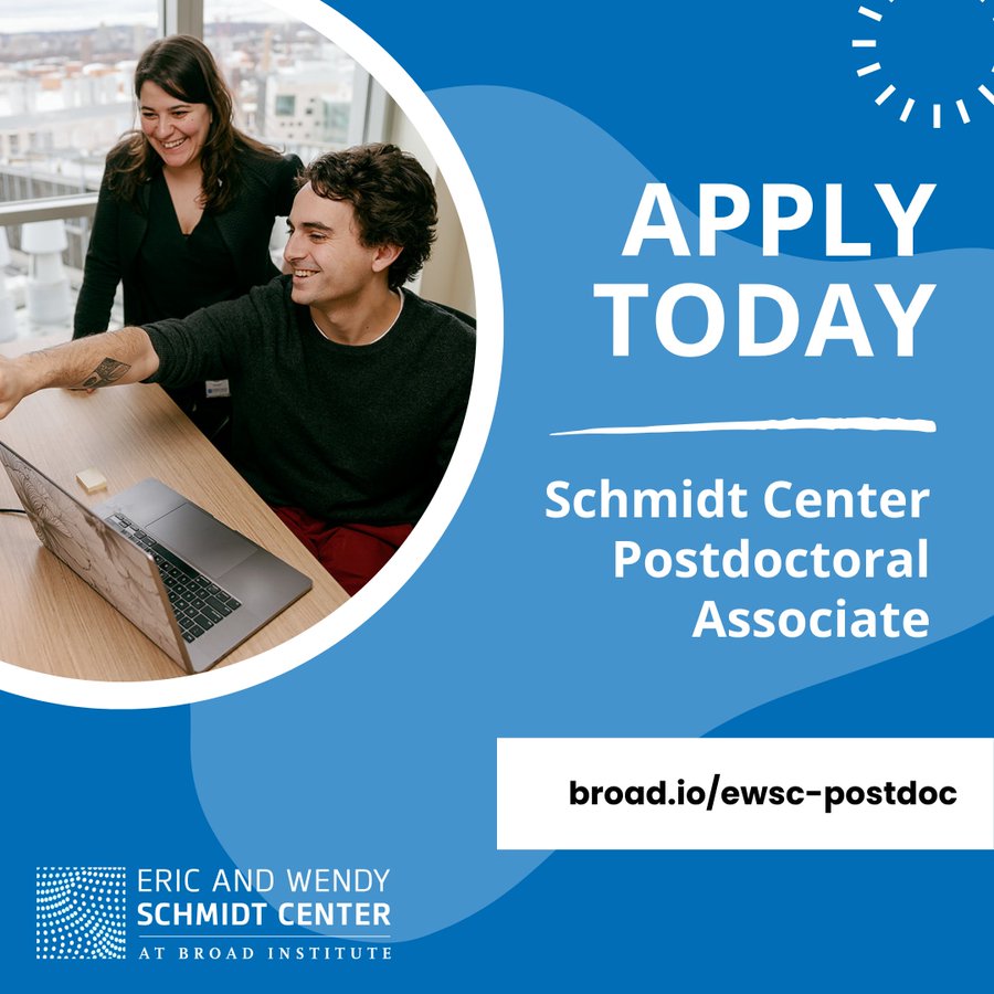 Broad Institute-Eric and Wendy Schmidt Center-POSTDOC