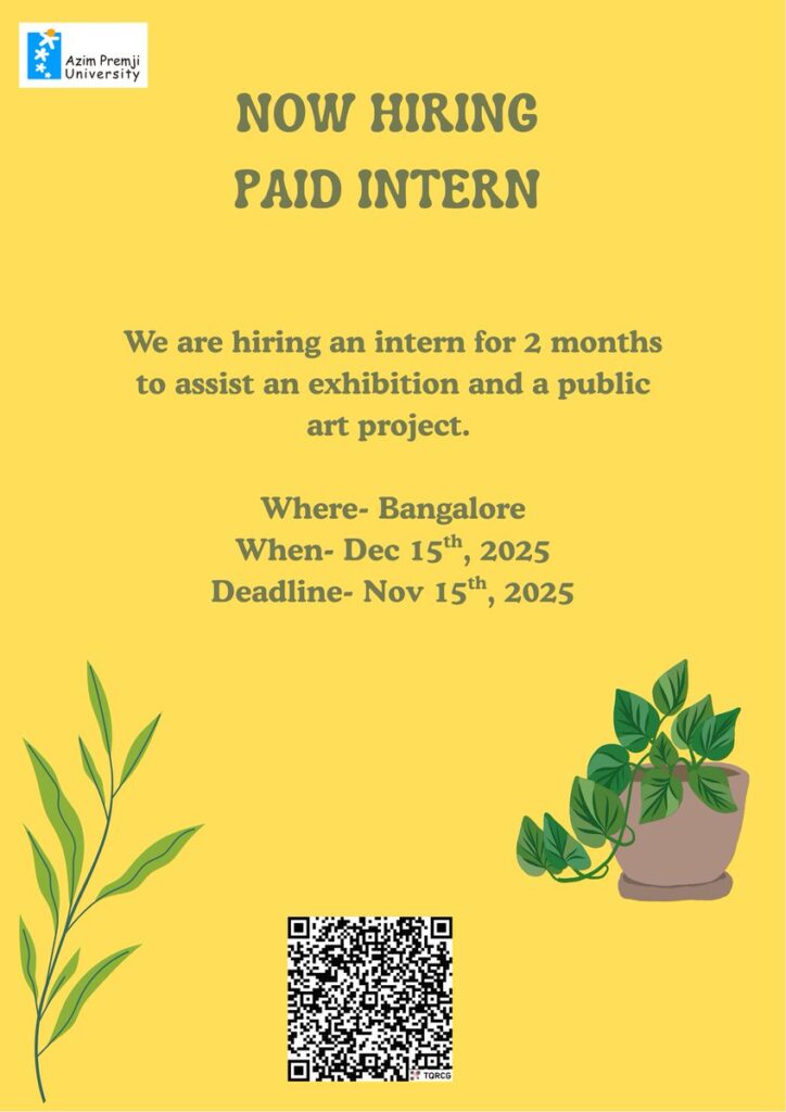 Azim Premji University hiring intern - Paid