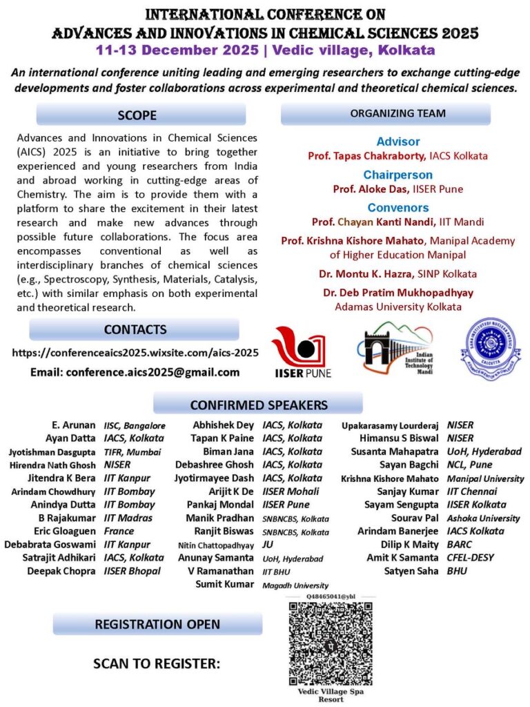 Conference - Advances and Innovations in Chemical Sciences