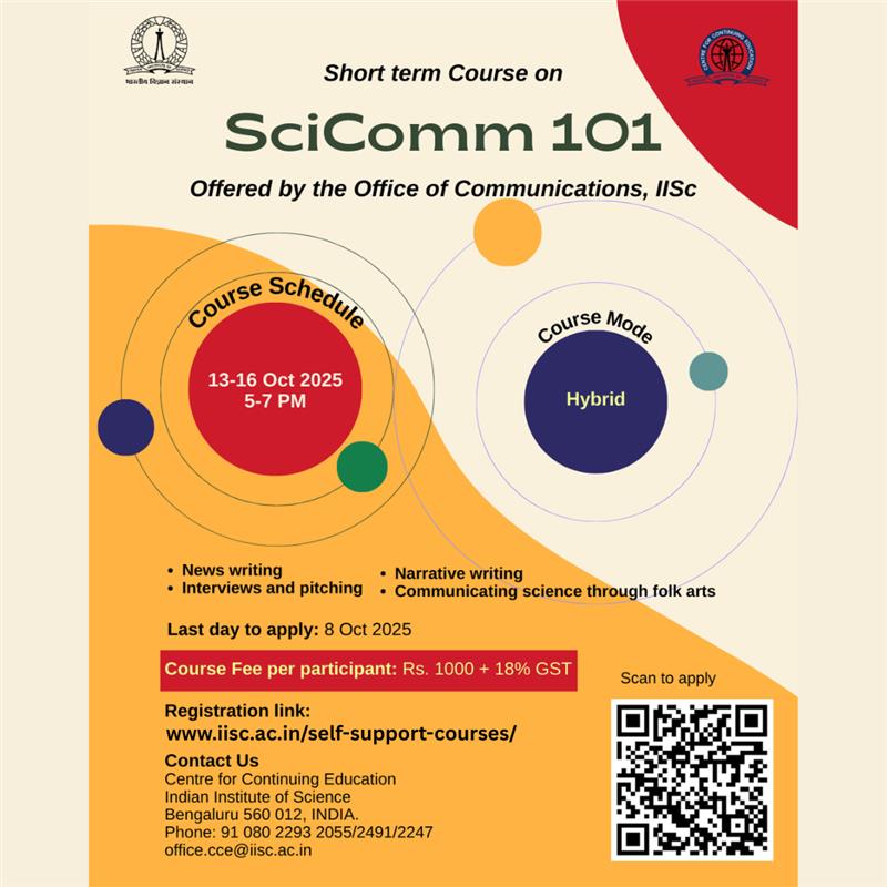 Short term course on SciComm 101