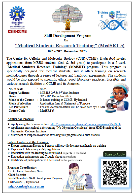 Medical Students Research Training (MedSRT-5)