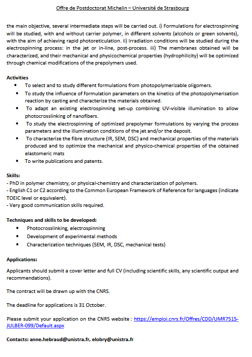 Postdoctoral Researcher - CNRS