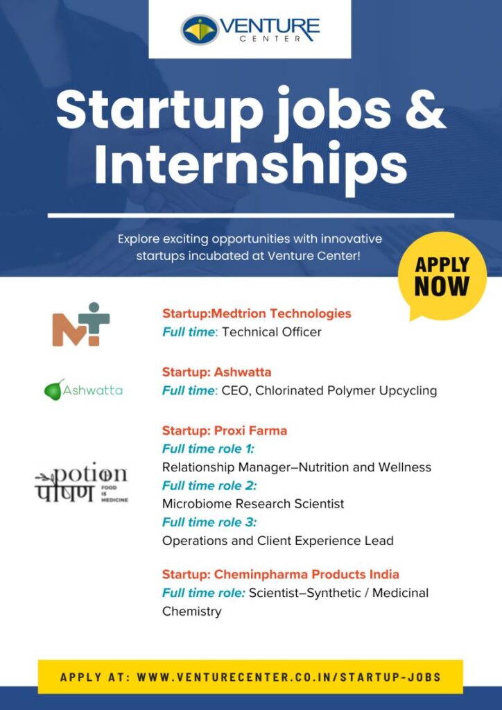 Job openings at startups - VC Pune