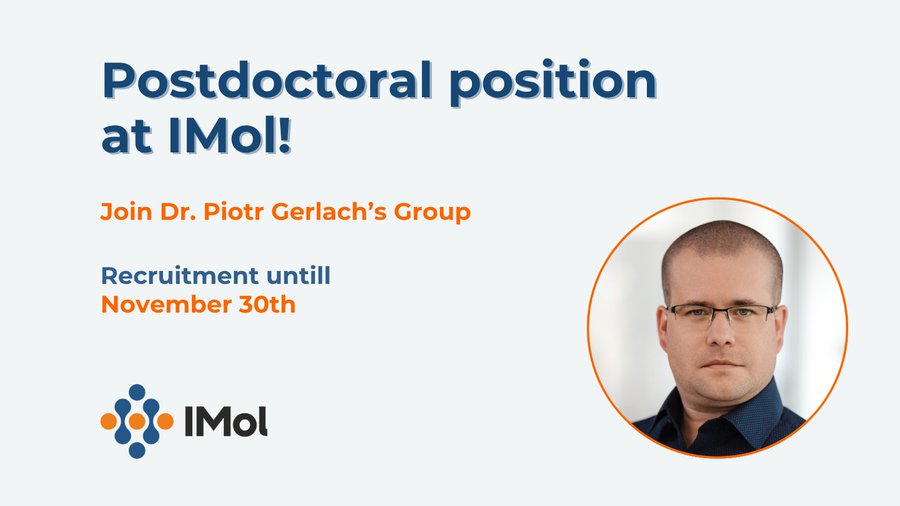 Hiring Postdoctoral Researcher at IMol Institute
