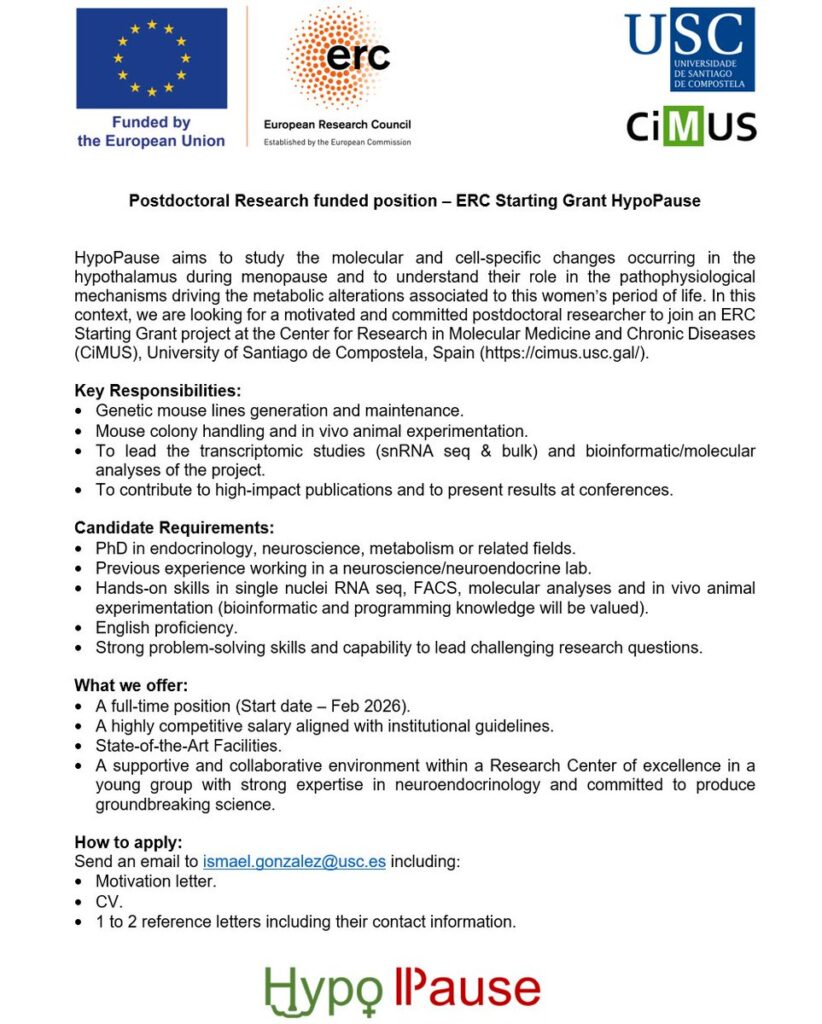 We're hiring Postdoc -ERC