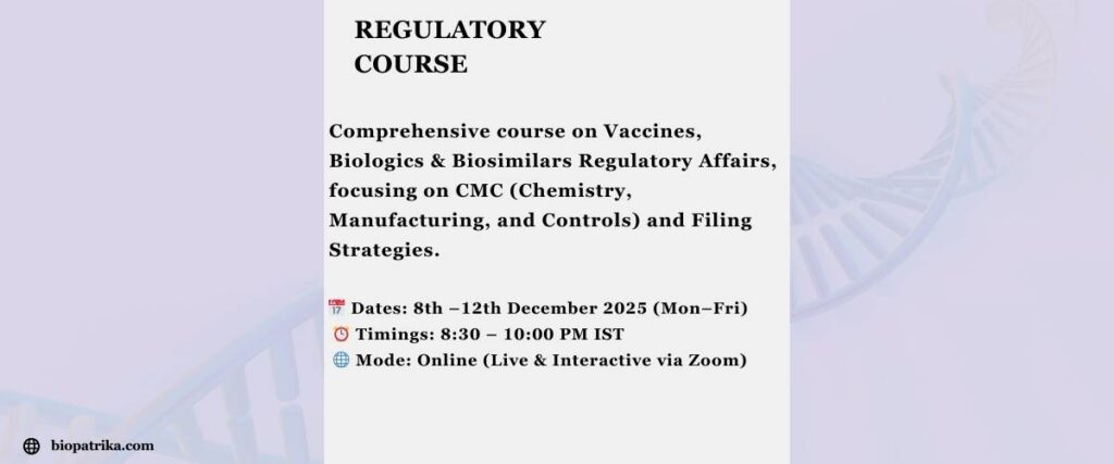 Regulatory Course