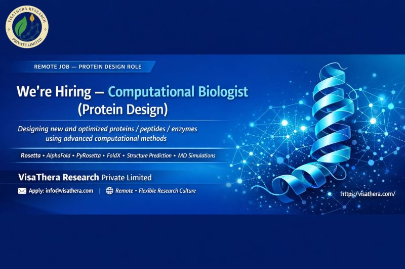 Hiring — Computational Biologist (Protein Design) | Remote