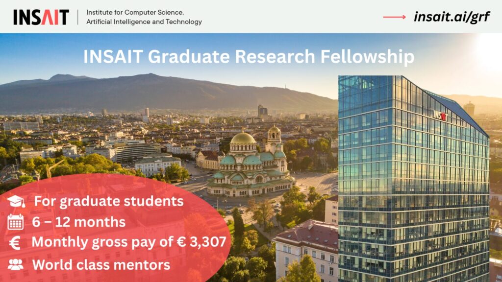 INSAIT Graduate Research Fellowship 