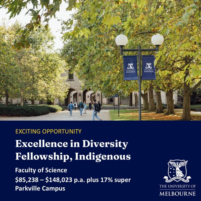 The University of Melbourne is seeking an outstanding early career researcher