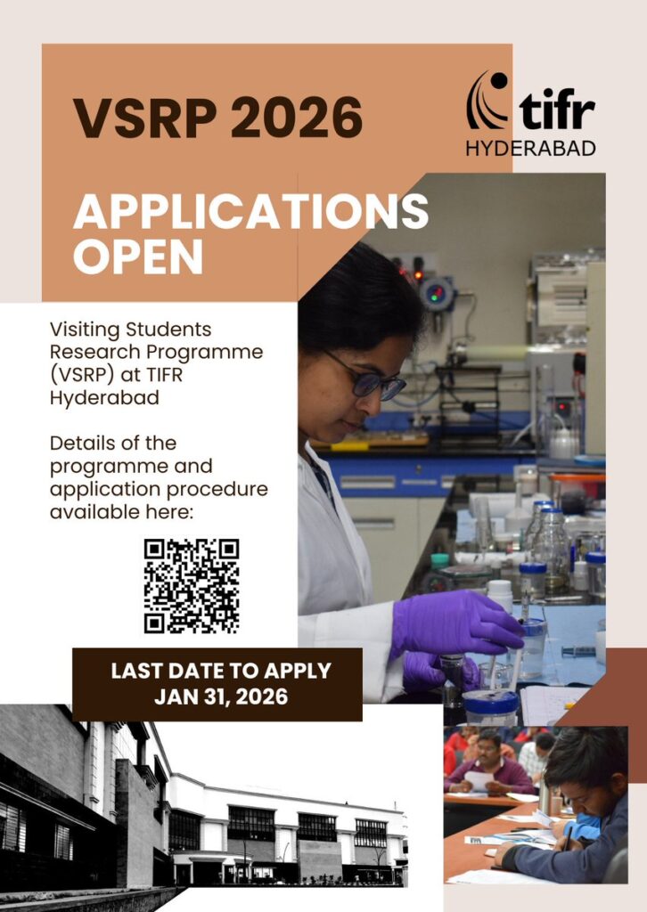 Visiting Students Research Programme - TIFR Hyderabad