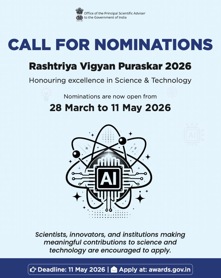Rashtriya Vigyan Puraskar 2026