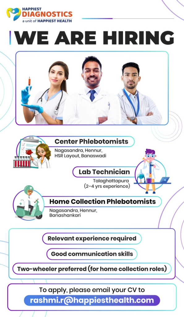 Hiring Lab Technician - Bangalore