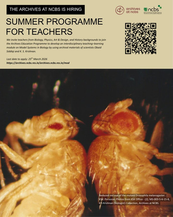 For Teachers: 3-week summer programme to co-create an interdisciplinary learning module on Model Systems in Biology
