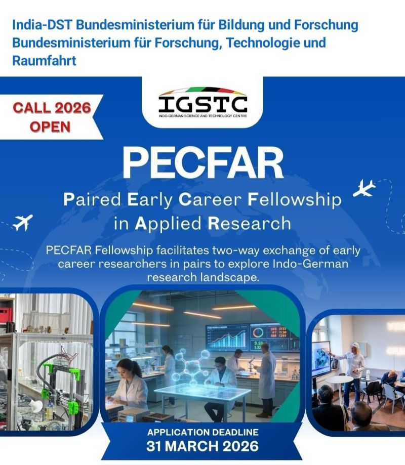 Paired Early Career Fellowship in Applied Research (PECFAR) – Call 2026