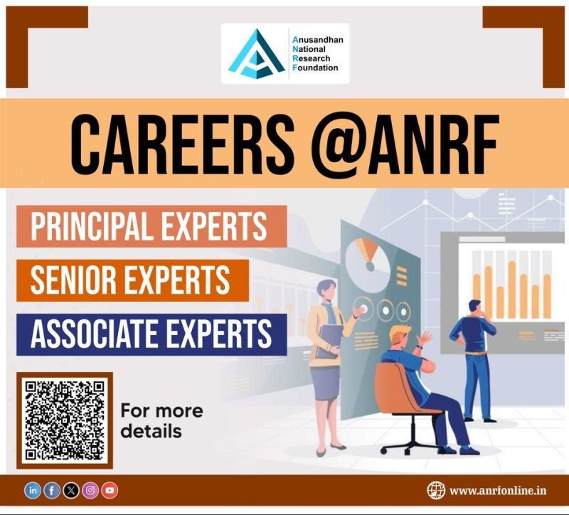ANRF India hiring for multiple roles