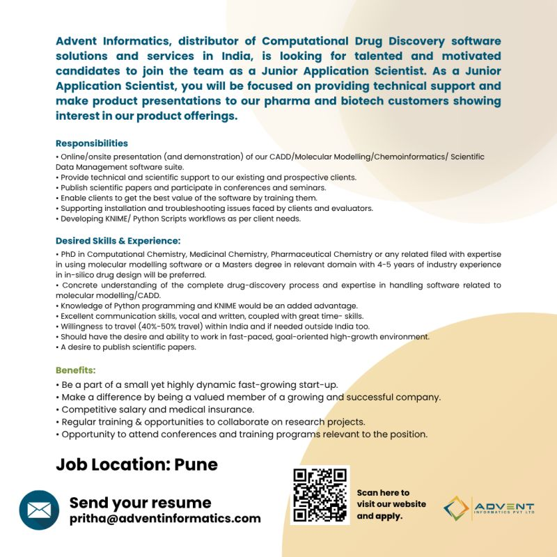 Hiring: Application Scientist | Pune