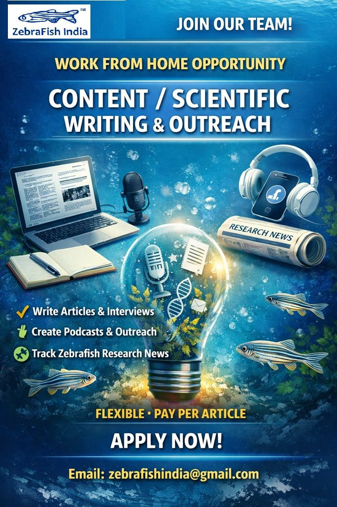Work From Home opportunity in Content / Scientific Writing / Outreach