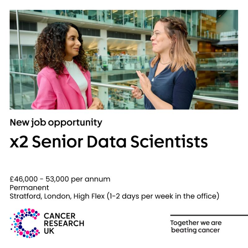 Senior Data Scientist - Cancer Research UK