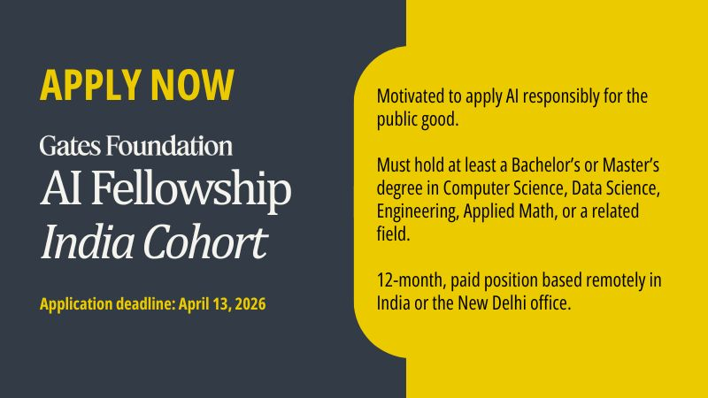 Gates Foundation AI Fellowship India cohort