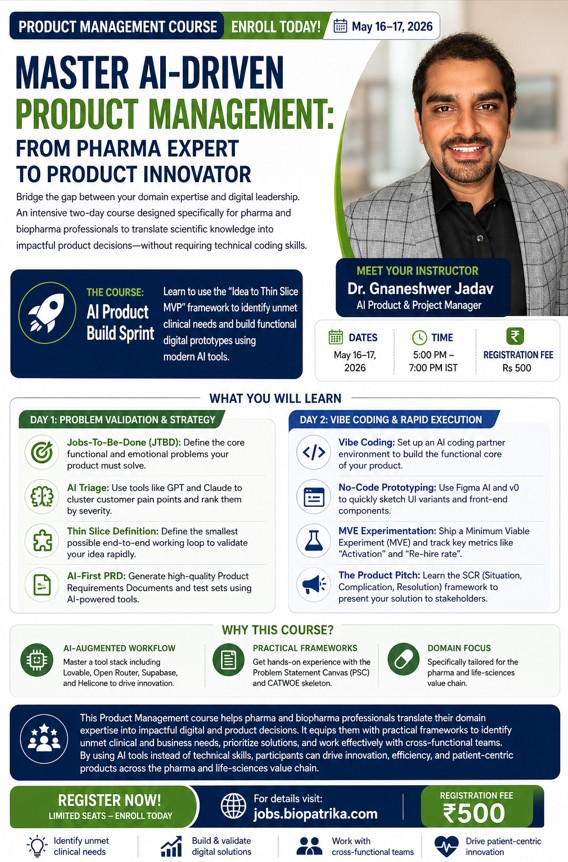 Product Management Course - Enroll today (May 16-17)