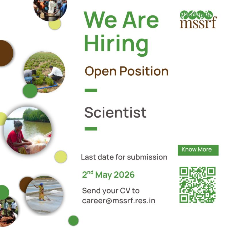 Hiring: Scientist in Thanjavur