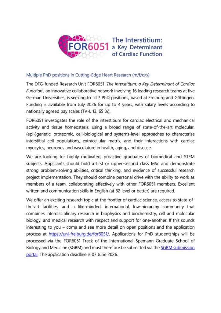 7 PhD positions with funding - Germany
