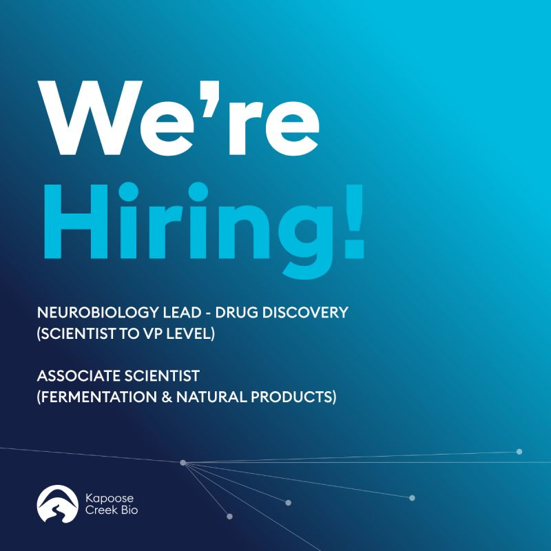 Kapoose Creek Bio is hiring Scientist Hamilton, ON - Canada