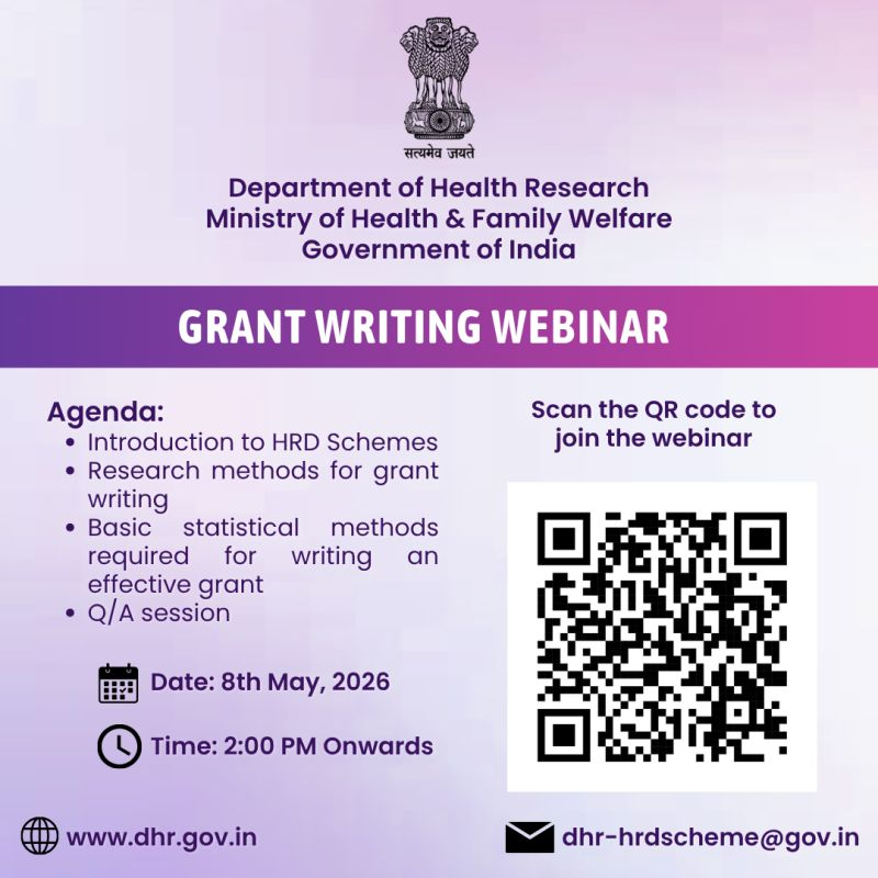 Exclusive Webinar on Grant Writing - Online - GOI India