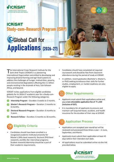 ICRISAT Study-cum-Research Program