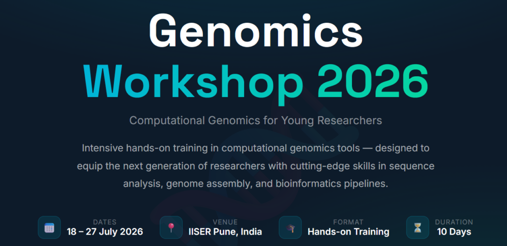 Genomics Workshop 2026 - IISER Pune