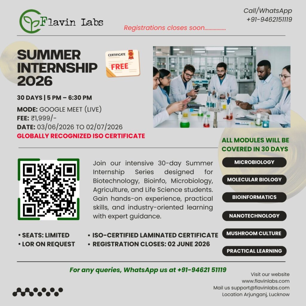 30-Day Summer Internship Program 2026 by FlavinLabs Pvt. Ltd Lucknow