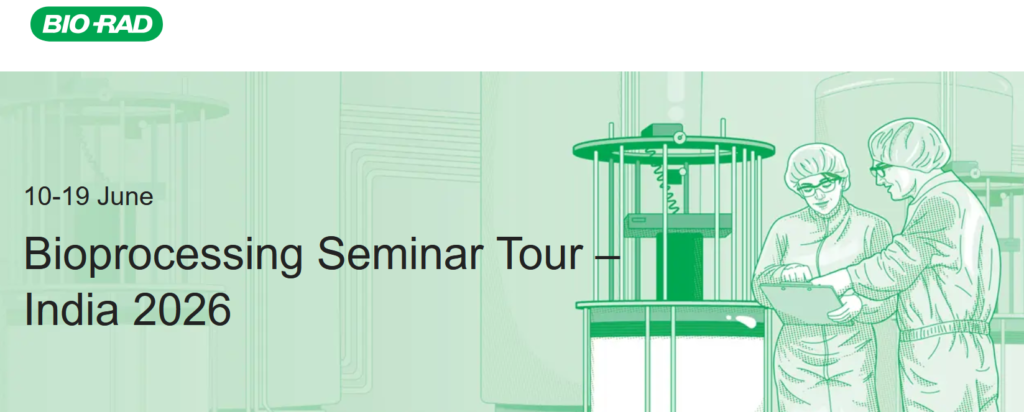 Bioprocessing Seminar Tour | India 2026