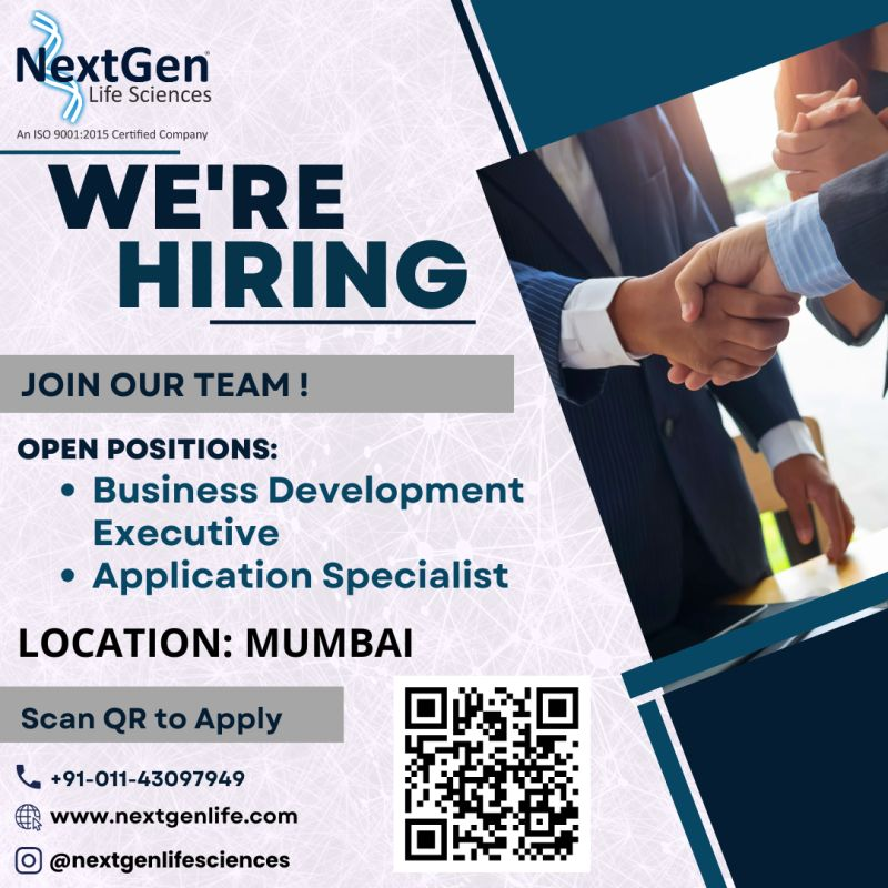 NextGen Life Sciences hiring for sales