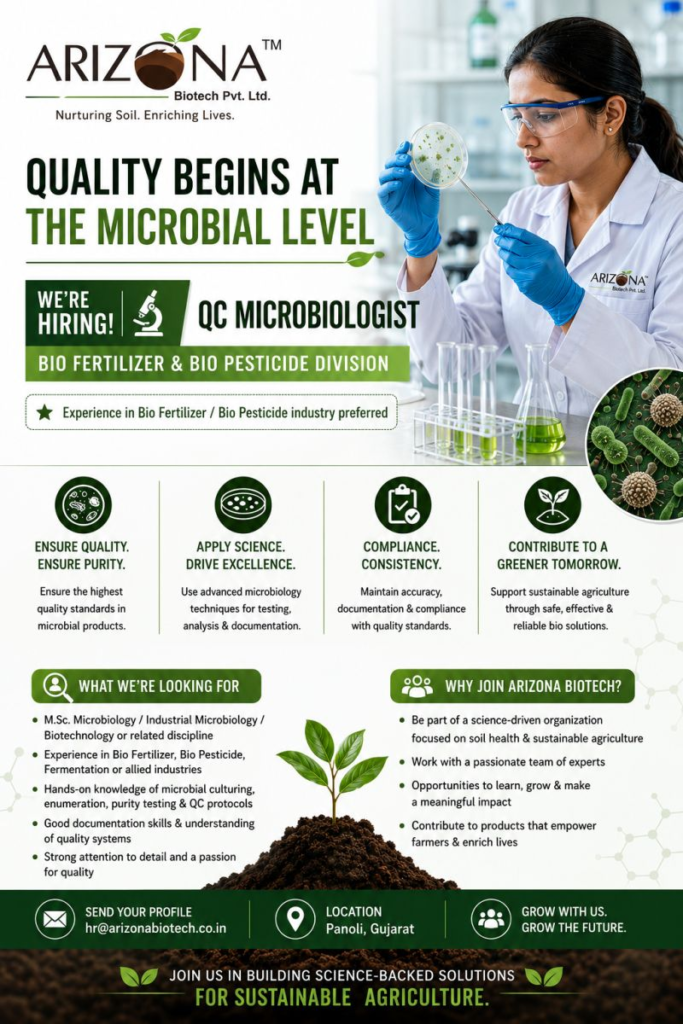 Arizona Biotech Hiring | QC Microbiologist