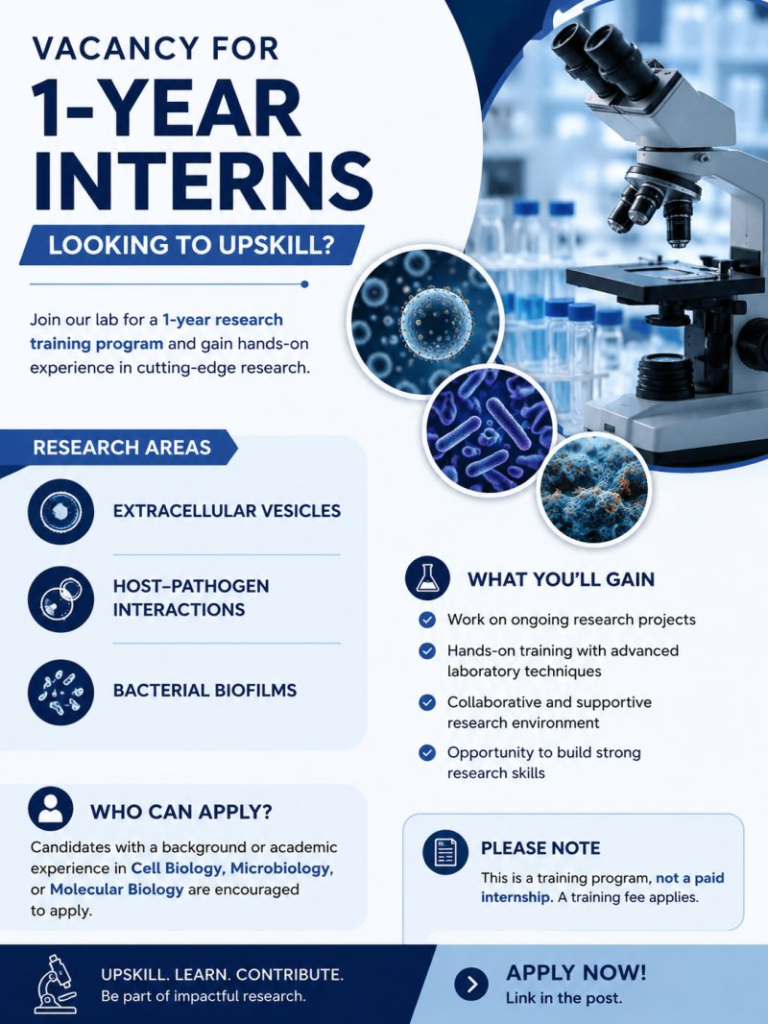Internship: 1-Year Research Training Program