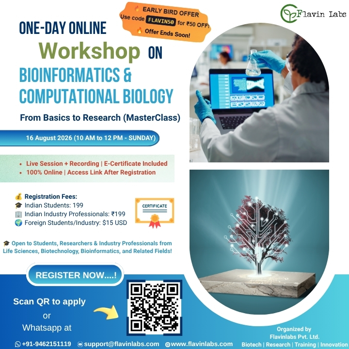 One-Day Online Workshop on Bioinformatics & Computational Biology