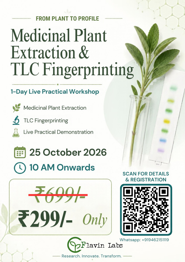 Online workshop on Medicinal Plant Extraction & TLC Fingerprinting
